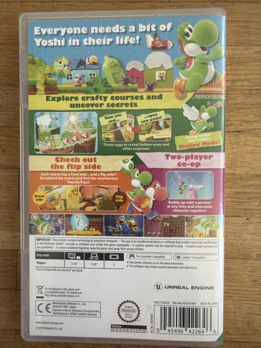 Nintendo Spiele: Jeu Nintendo Switch Yoshi's Crafted World occasion – Gebraucht aus Troinex von cashgva 1