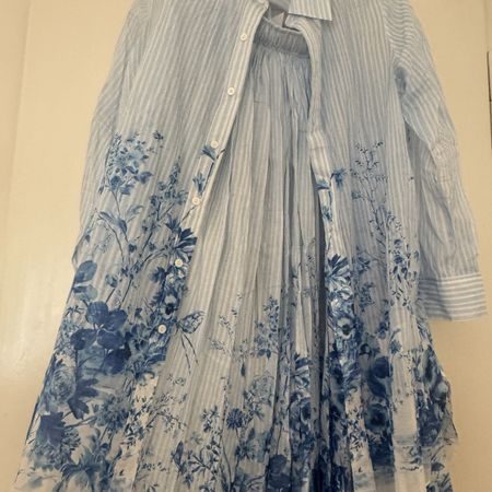 Dior Long Bluse mit Jupe 