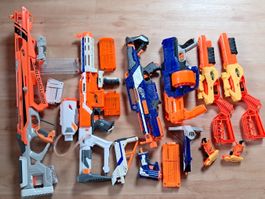 Nerf Sammlung 6 Stück Raptorstrike Accustrike Rapid CS-18