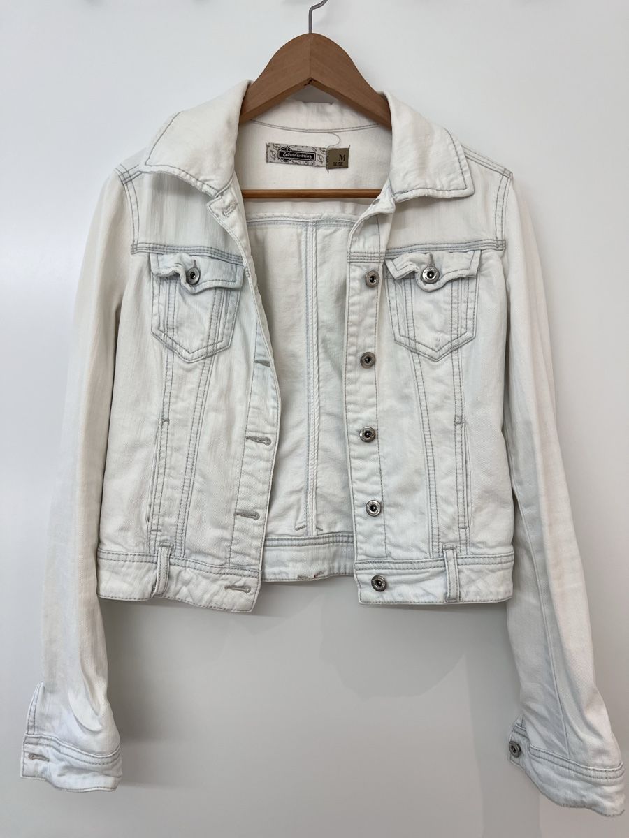Stradivarius Giacche: Light Blue Denim Jacket – Nuovo (secondo la descrizione) da Obbürgen venduto da szu_vtz9