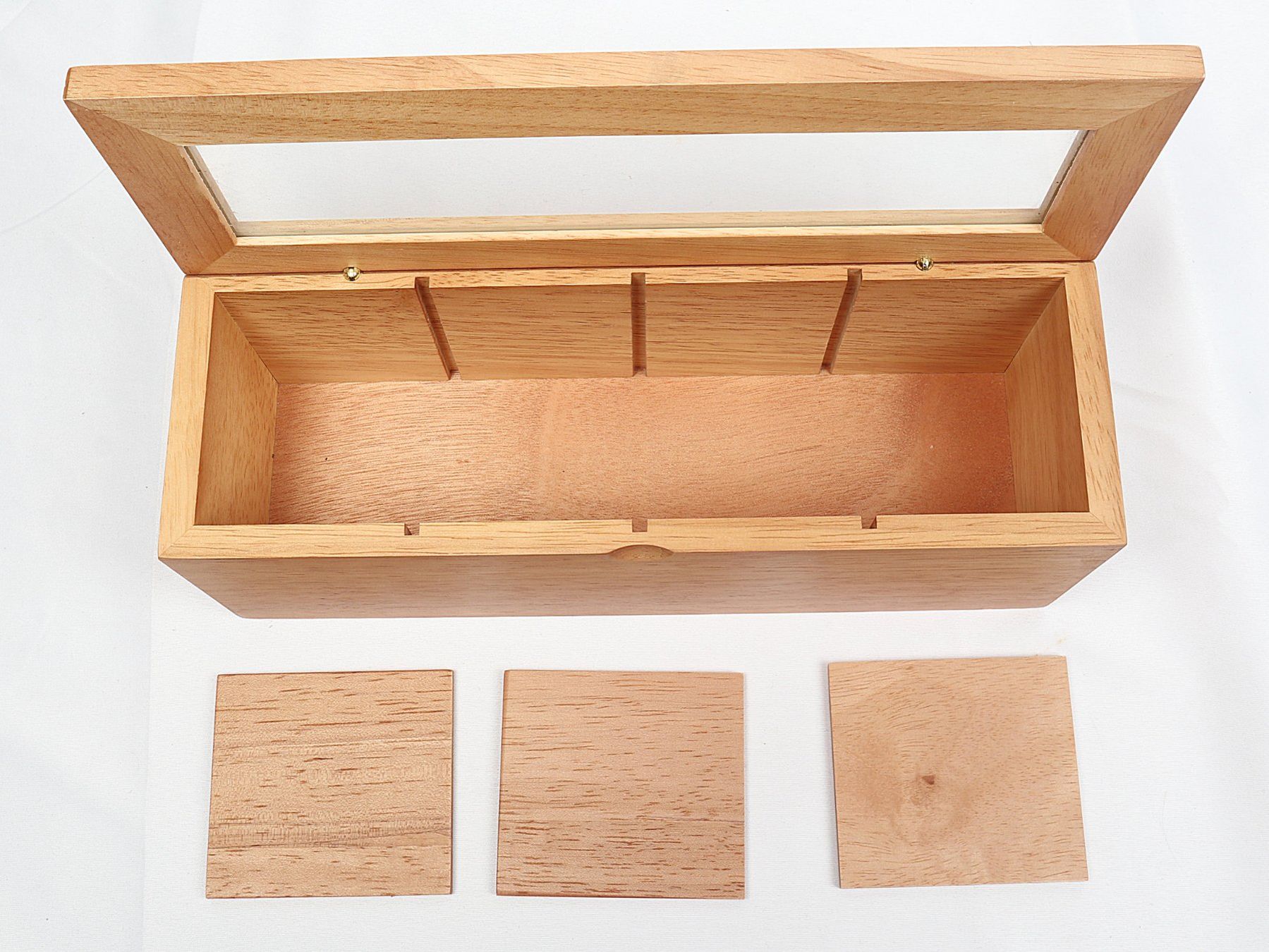 Recipients et similaires: HOLZ Teebeutelaufbewahrungsbox mit 4 Fächern – Neuf (Voir description) à Steinen par Restwert_Steinen 4