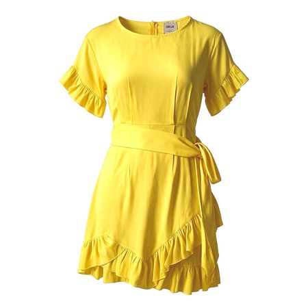 Kleid 5RUE gelb  Grösse M