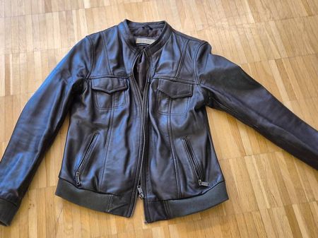 Echtlederjacke braun, Grösse L