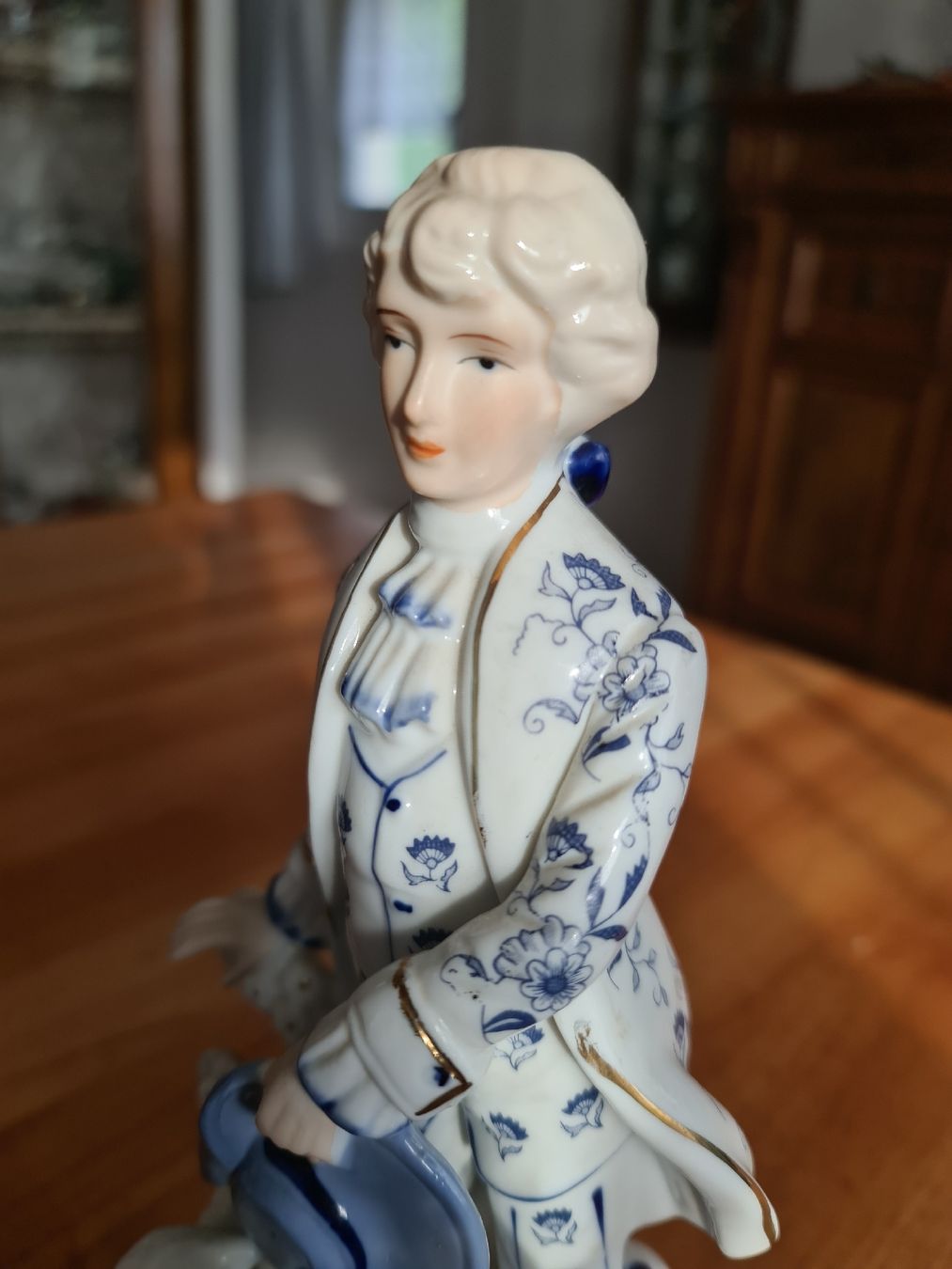 Figurines: Porzellanfigur Mann mit Schaf  – D'occasion à henau par Rockj 2