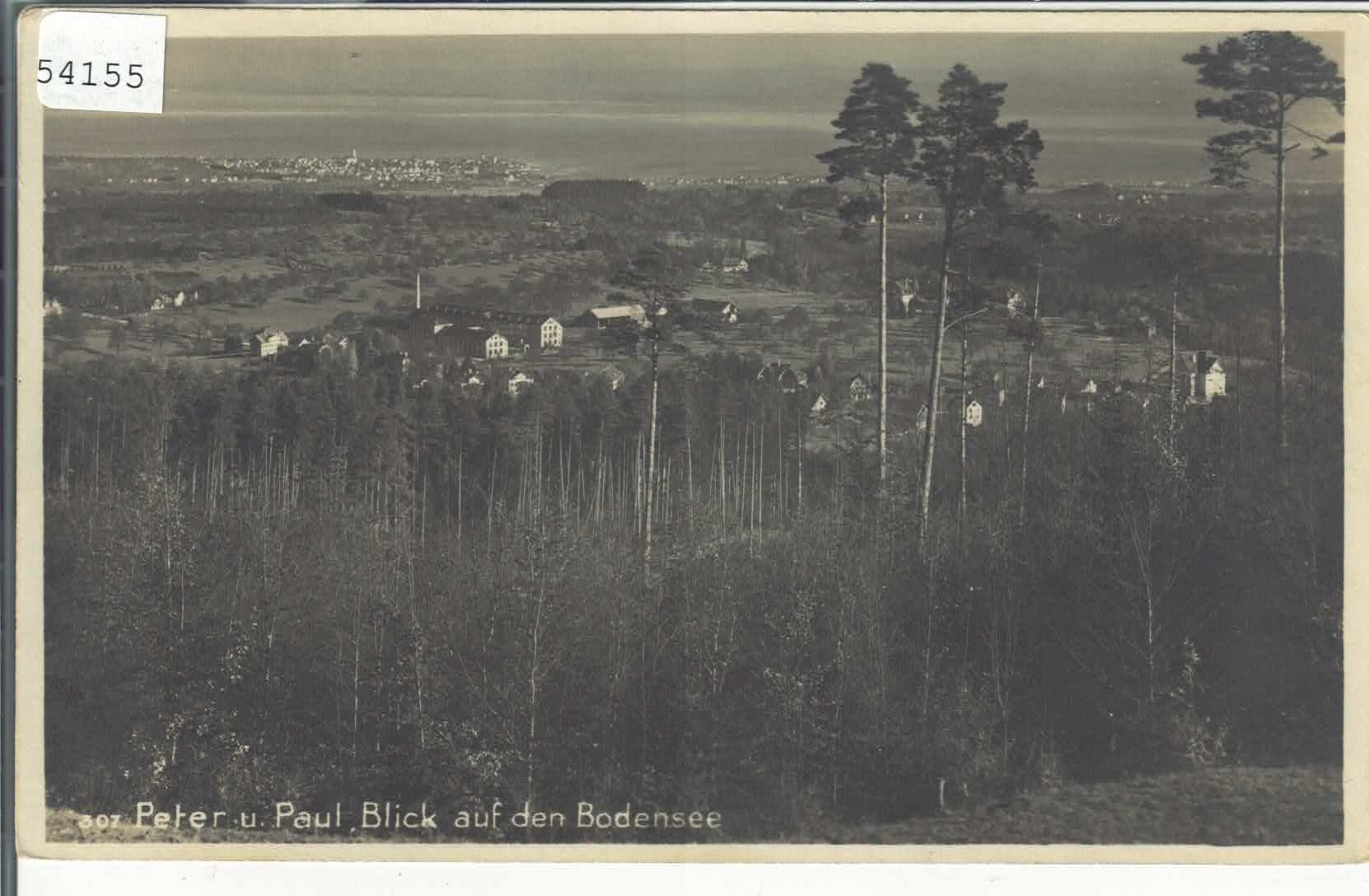 Cartes postales: St. Gallen - Peter & Paul - Blick auf den Bodensee – D'occasion à Ettingen par Kartenplanet