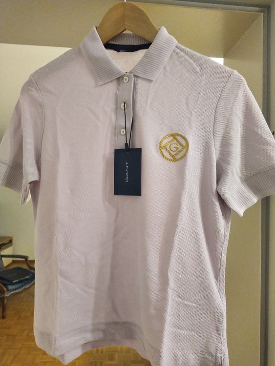 Gant Lilac Preppy Relaxed Fit Polo T-Shirt