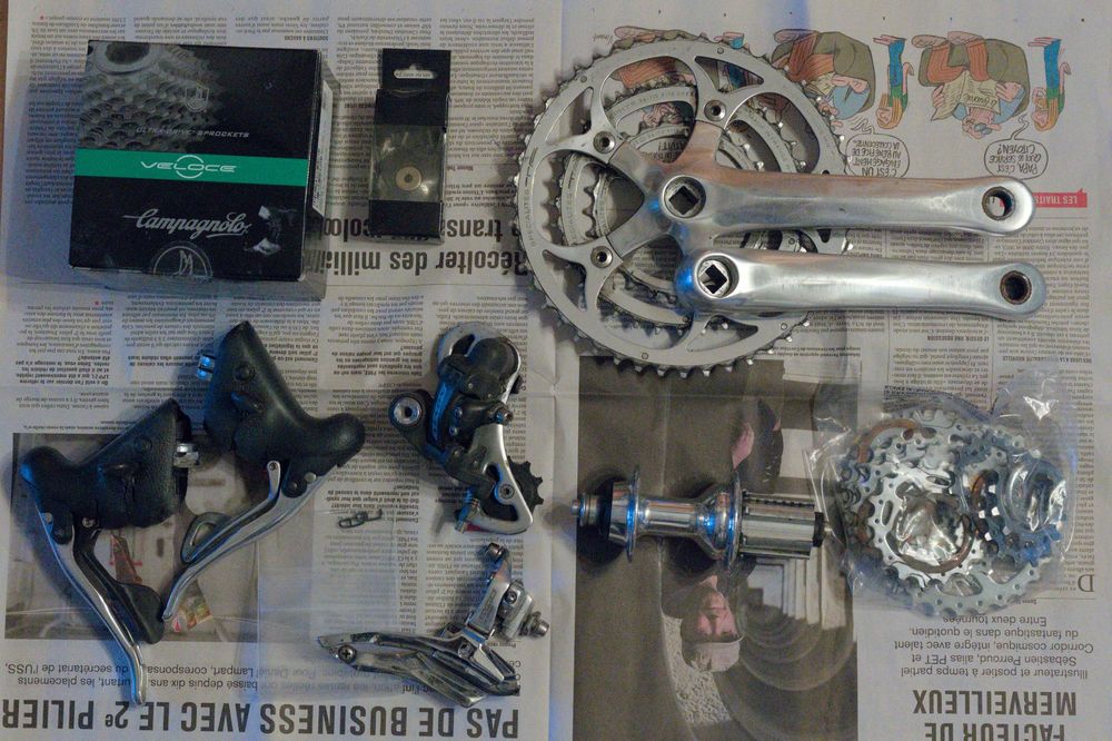 Boîte Vintage Campagnolo Grand Sport – Pour Vélo De Course (Récupération, Boîte Seule)