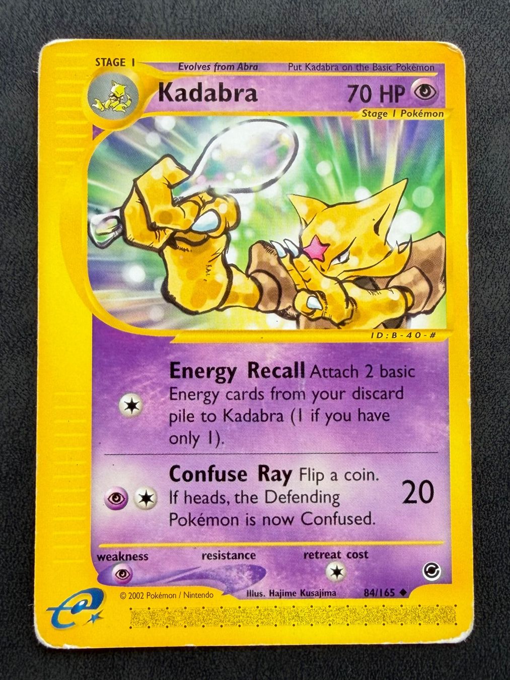 Pokémon Sammelbilder & Trading cards: Kadabra 84/165 | Expedition | EN – Gebraucht aus Aarau von fgr15