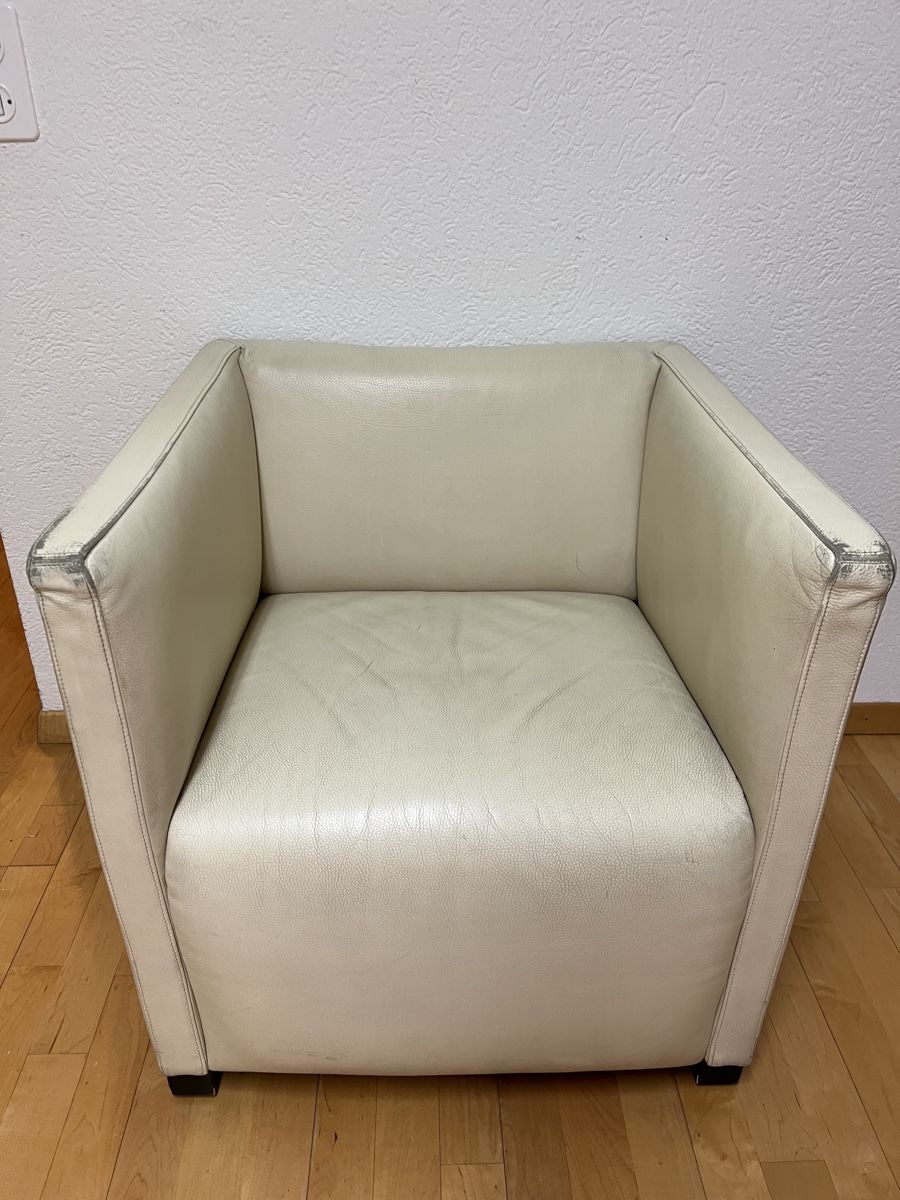 Wittmann Poltrone: Wittmann Sessel ,Cubica' creme – Usato da schaan venduto da Ak9jg8 1