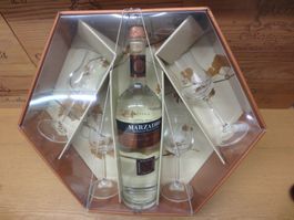 Marzadre Grappa 43 Vol. Geschenk -Set 70cl. (Lot 140)