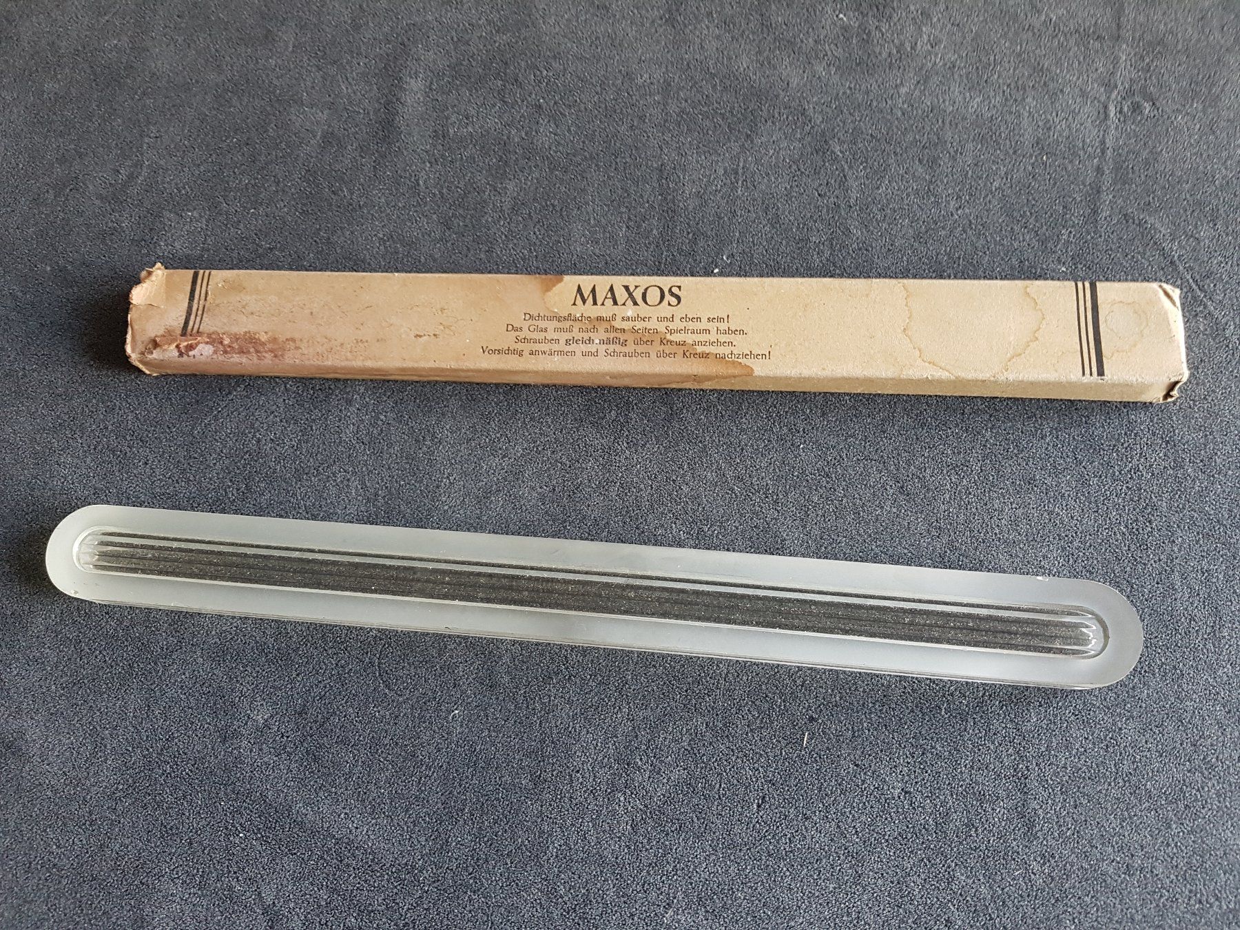 Gläser: MAXOS Wasserstandsglas 370/34/17 – Neu und originalverpackt aus Othmarsingen von chrampfi01