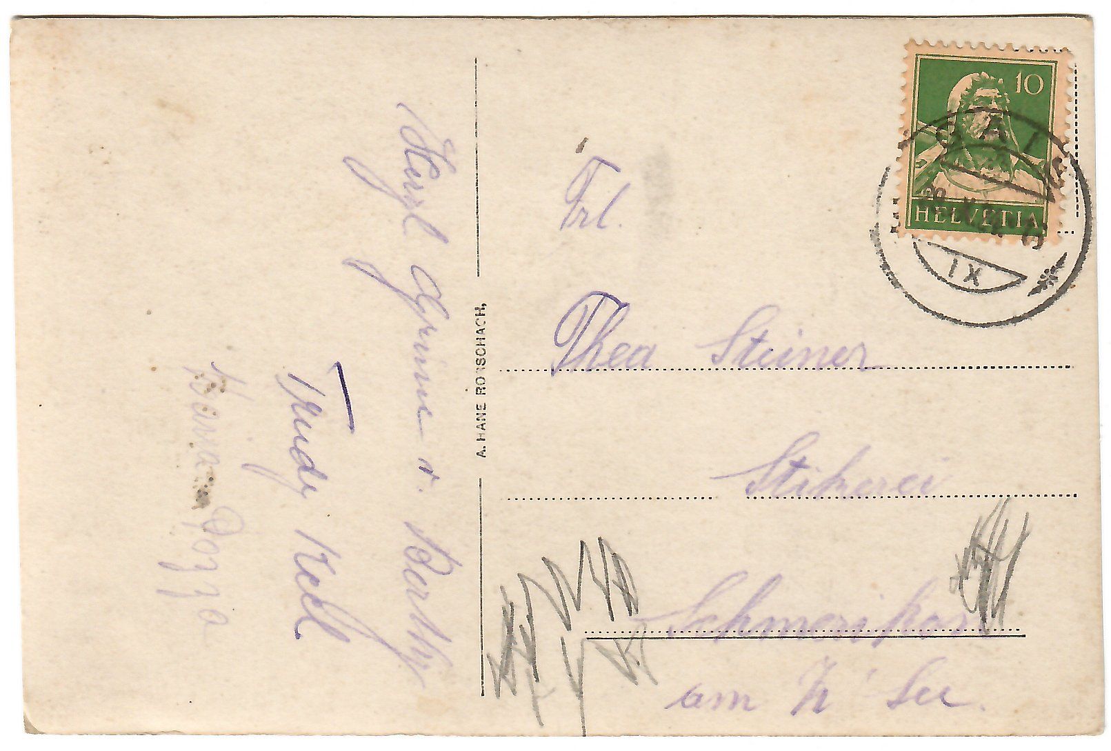 Cartes postales: Ansichtskarte Gais mit dem Gäbris – D'occasion à Kerns par etma3 1