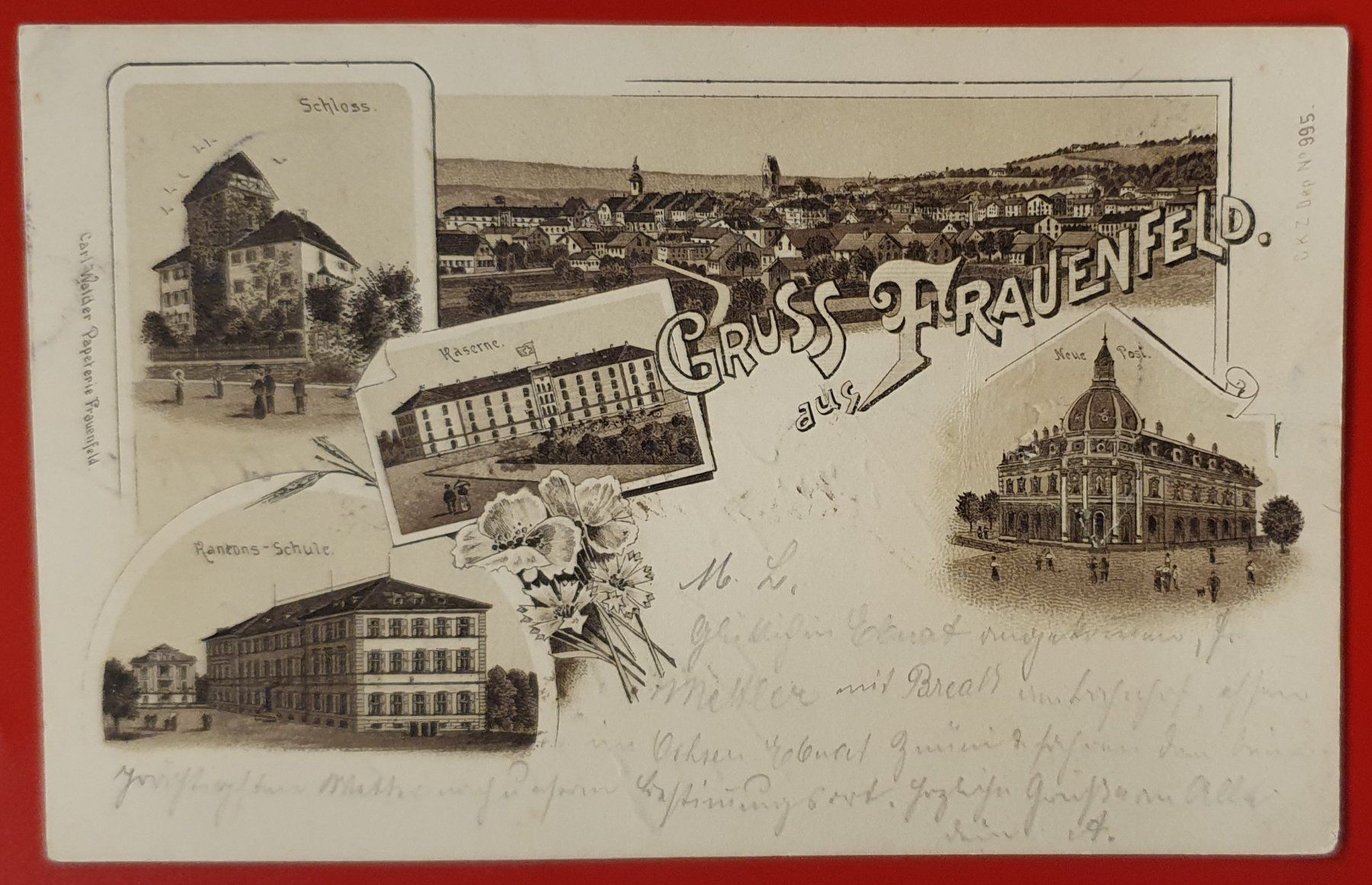 Ansichtskarten: Gruss aus Frauenfeld 1898 – Gebraucht aus Kreuzlingen von Rschweiz1