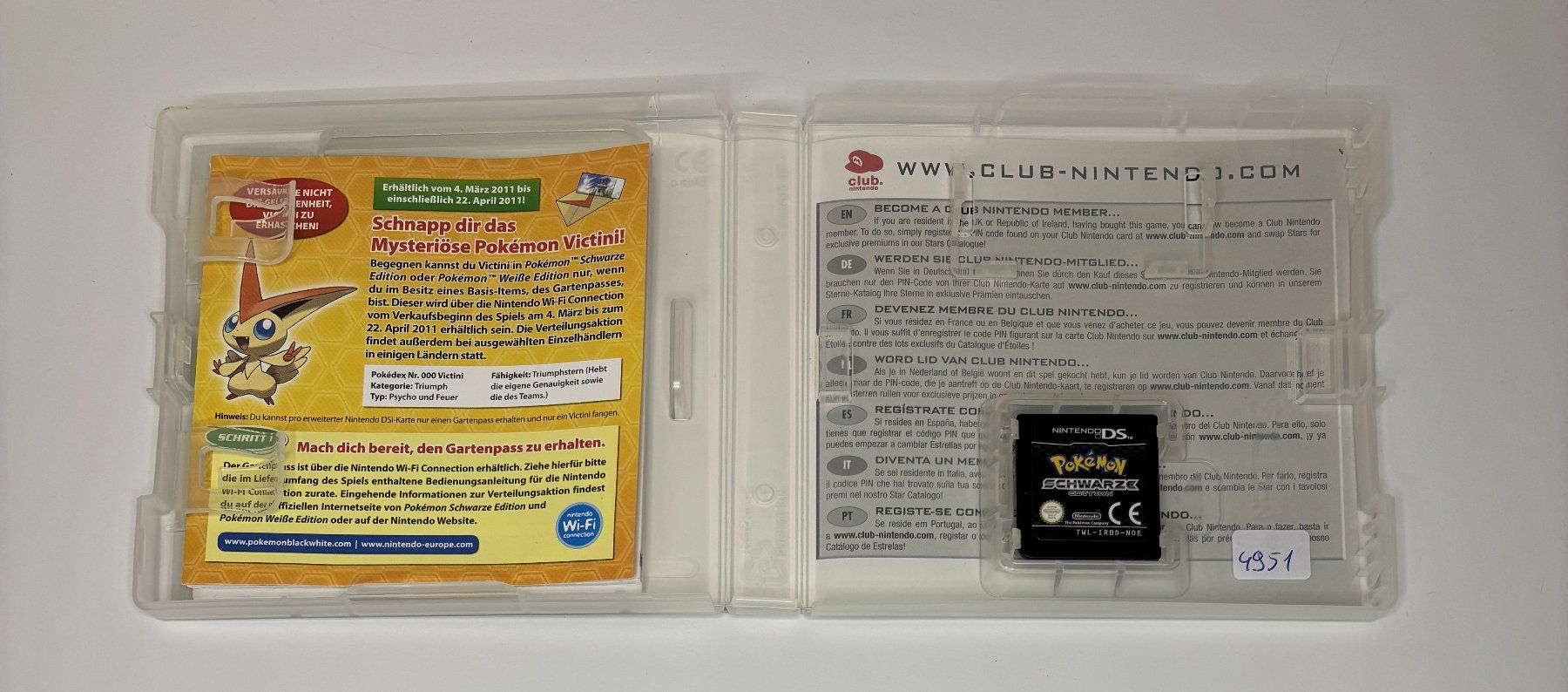 Nintendo Giochi: NDS - Pokémon schwarze Edition – Usato da Allschwil venduto da Bullach 1