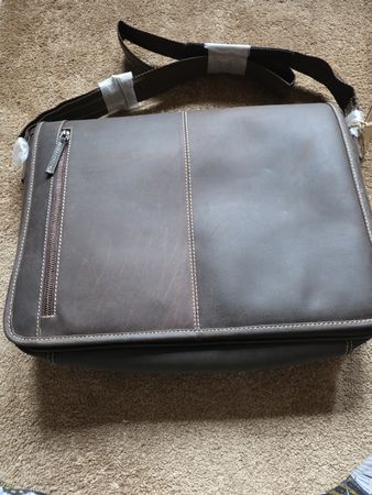 Schultertasche "Messenger Bag Atlanta"Aski bags, Büffelleder