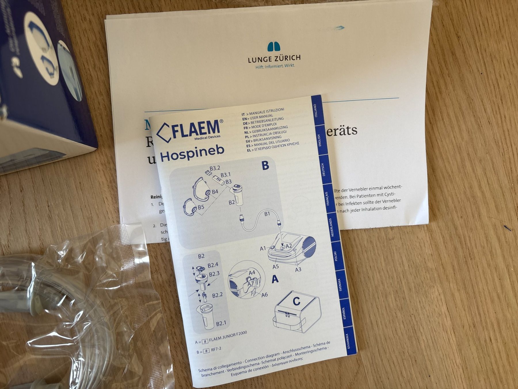 Attrezzature mediche: Flaem Inhalationsgerät HospiNeb | Neu – Nuovo e nell'imballaggio originale da Elgg venduto da Jo_Naj 4