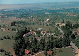 St. Gallen, Kurhaus Oberwaid, Flugaufnahme, gelaufen 1970