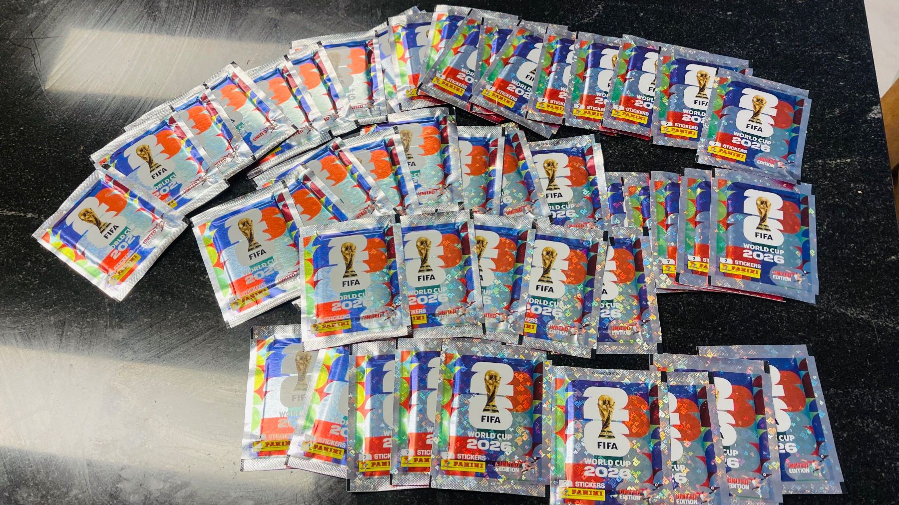 Panini Sammelbilder & Trading cards: 44 WM Panini Kleber neu – Neu und originalverpackt aus Sierre von Bobilein