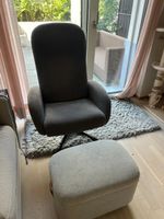 IKEA Swivel Armchair incl. Ottoman