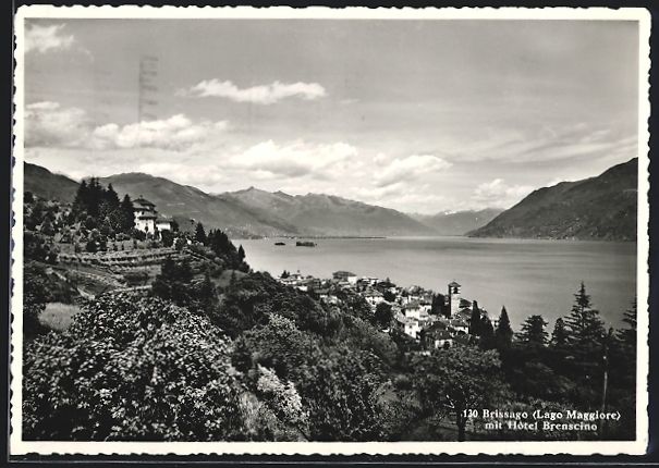 Ansichtskarten: Brissago /Lago Maggiore, Ortsansicht mit – Gebraucht aus Berlin von bartko-reher