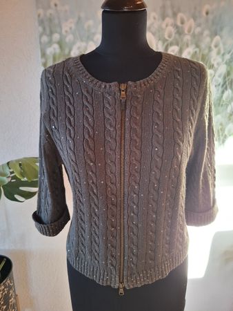 Pullover Damen Gr M L 42 Zopf strick frühling 4000