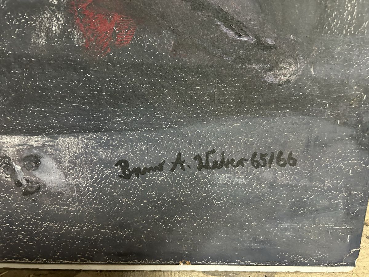 Gemälde: Bruno A. Weber Original Gemälde 65/66, Expressionismus – Gebraucht aus Zullwil von Baumeister86 1