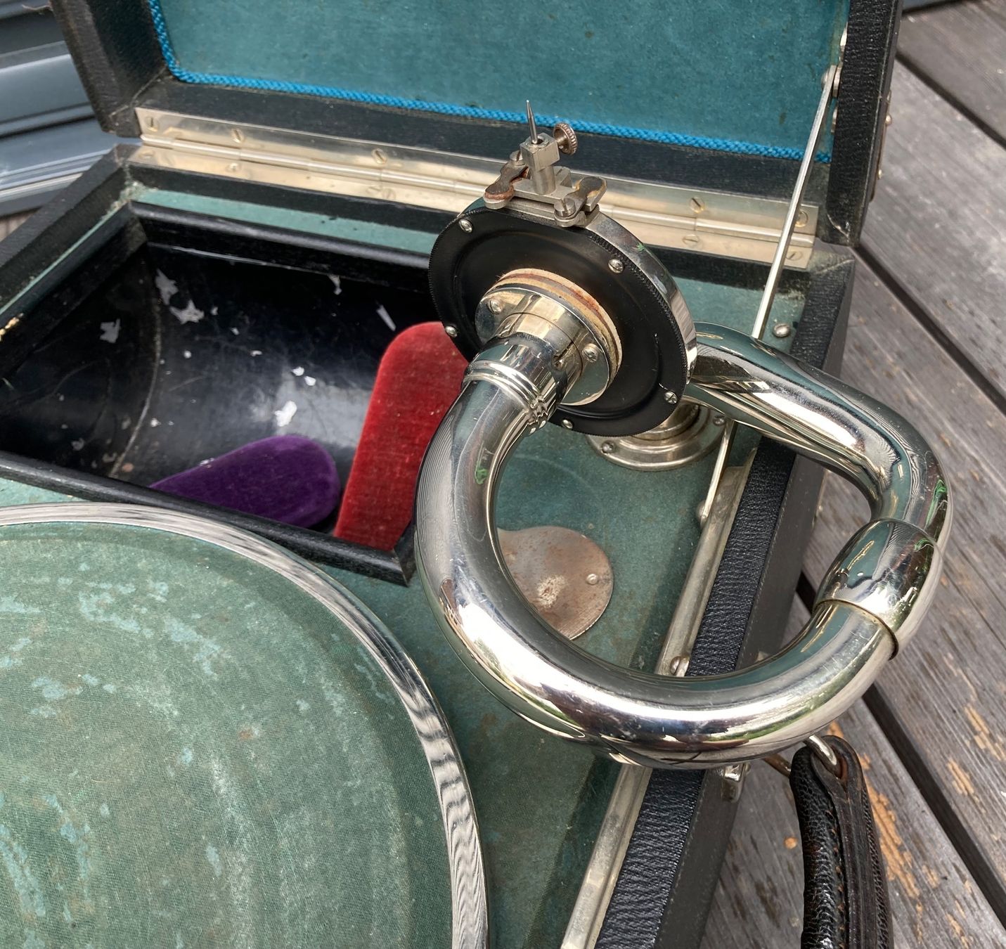 Giradischi: antikes Grandophone Koffer Grammophon – Usato da Lüchingen venduto da Eeizo 3