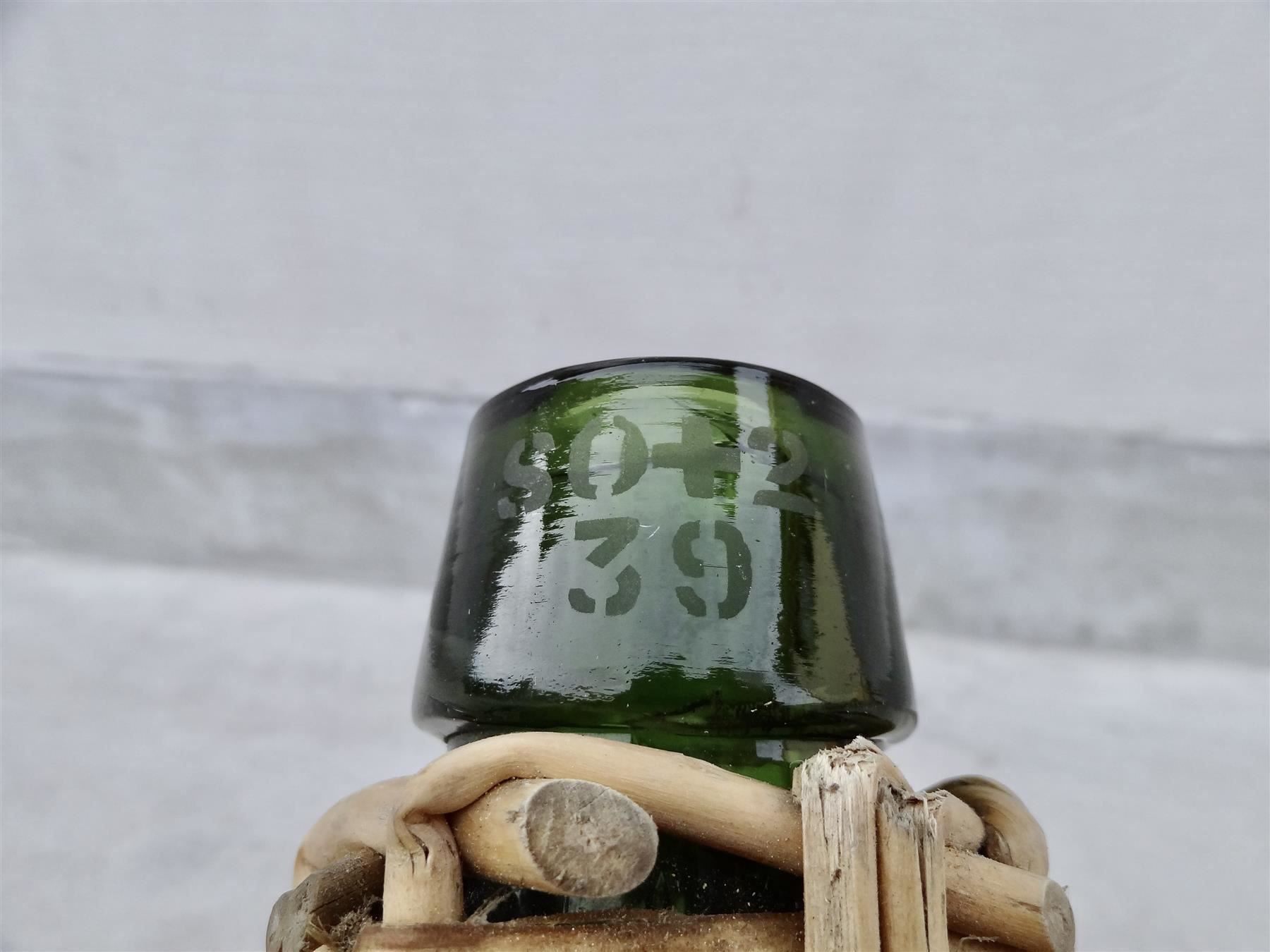 Bottiglie: antike Korbflasche 13 Liter 1939 – Nuovo e nell'imballaggio originale da Kerzers venduto da Flaschenposten 2