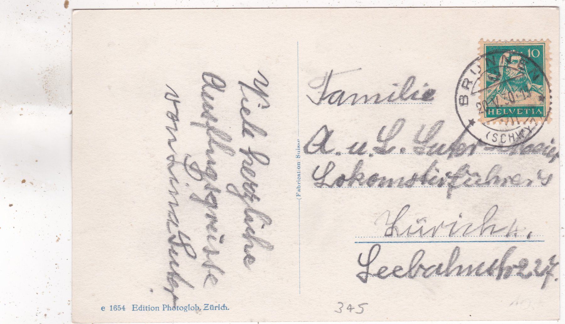 Cartes postales: Brunnen 1930 – D'occasion à Herisau par Lisegrat2008 1