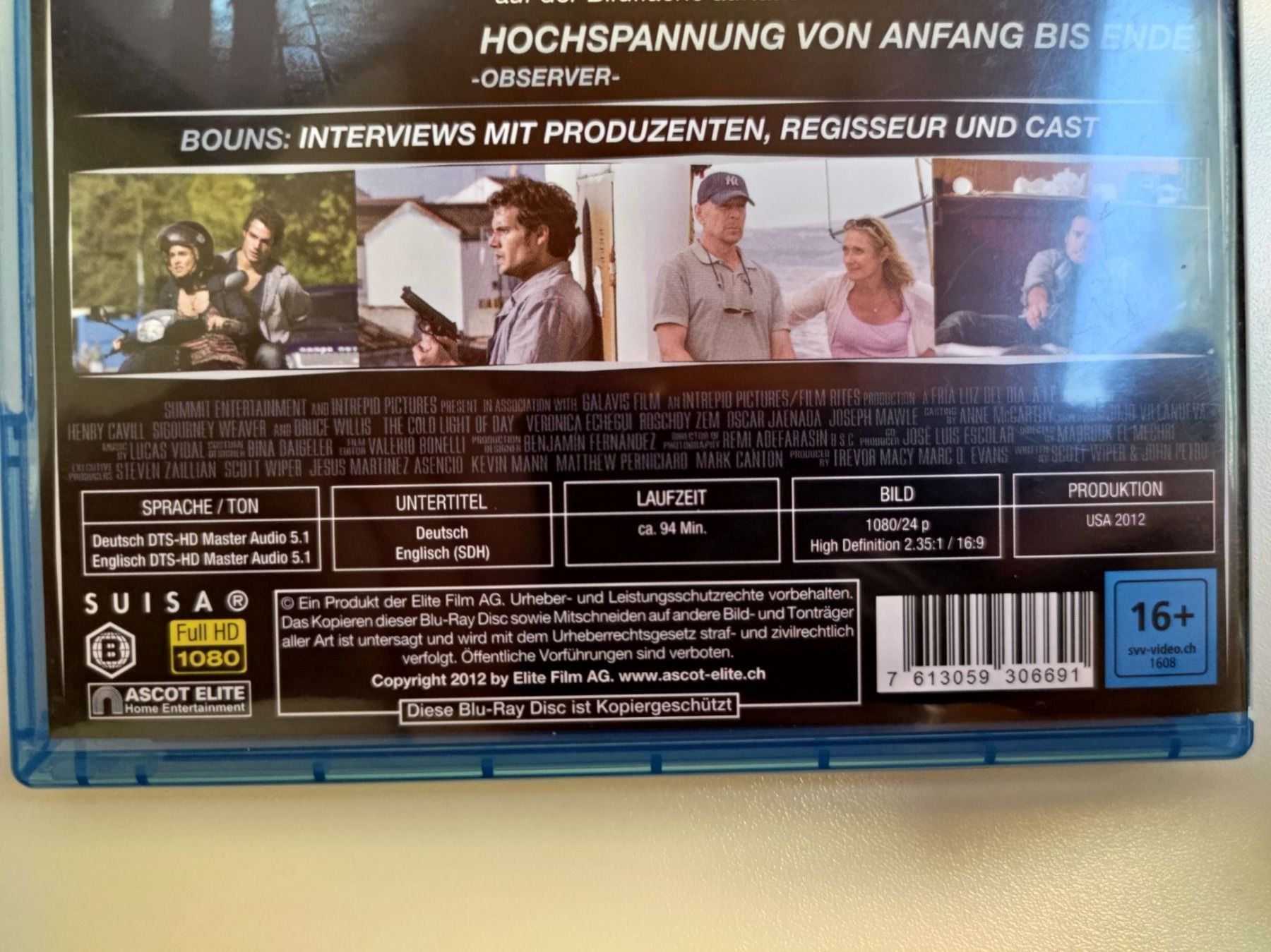 Alle DVDs: The Cold Light of Day – Gebraucht aus Liestal von Kratzilla 3