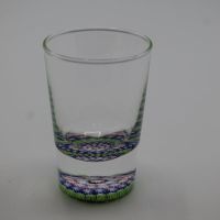 Glas, Schnapsglas Perthshire Scotland Millefiori (sign)
