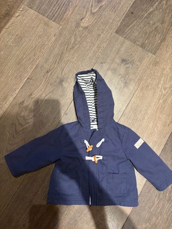Kinder Jacke GOCCO Grösse 9-12 Monate dunkelblau gut