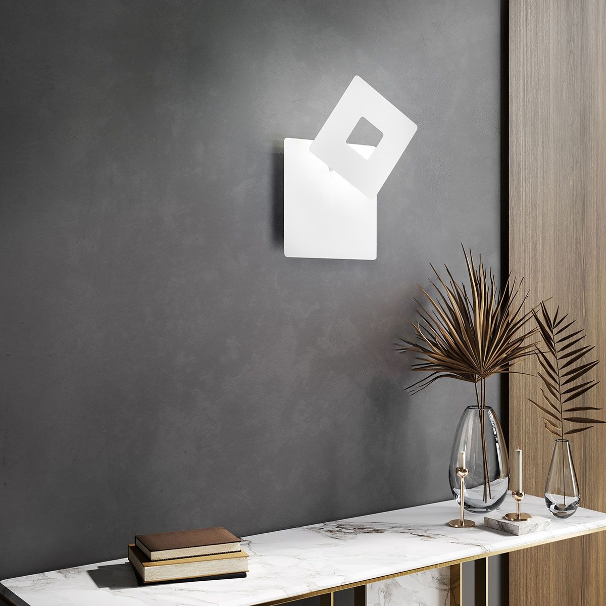 Lampen: LED Wandleuchte, Quadrat, 18 cm x 18 cm – Neu (gemäss Beschreibung) aus Kreuzlingen von Smart-Light 1
