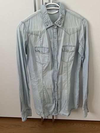 Jeansbluse