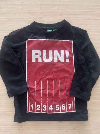 T-shirt manches longues "RUN!" 92, occasion, pour le printem