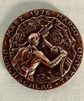 Medaille - Gotthardstrassentunnel 1976