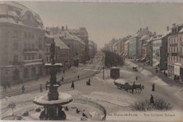 LA CHAUX-DE-FONDS - Rue Léopold Robert en hiver - 1913