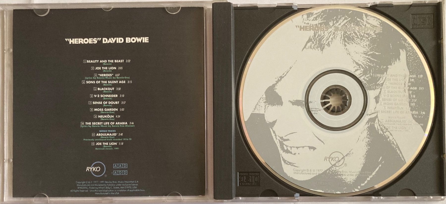 CD: DAVID BOWIE - "HEROES" – Usato da Poliez-Pittet venduto da Newtown-Records 2