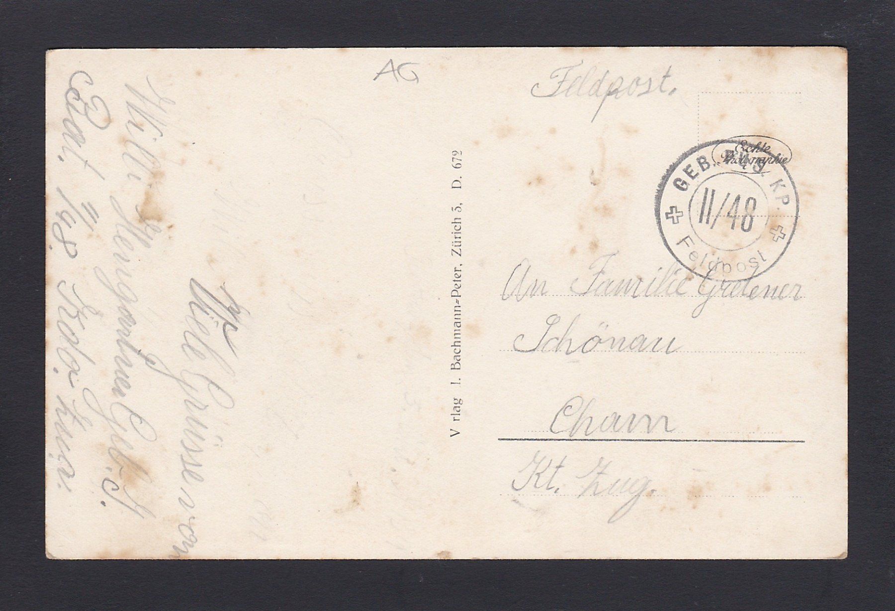 Cartoline postali: STETTEN, 4-Bild AK – Usato da Reiden venduto da cinfis 1
