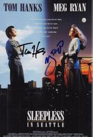 SLEEPLESS IN SEATTLE Meg RYAN Tom HANKS / TOP AUTOGRAMME