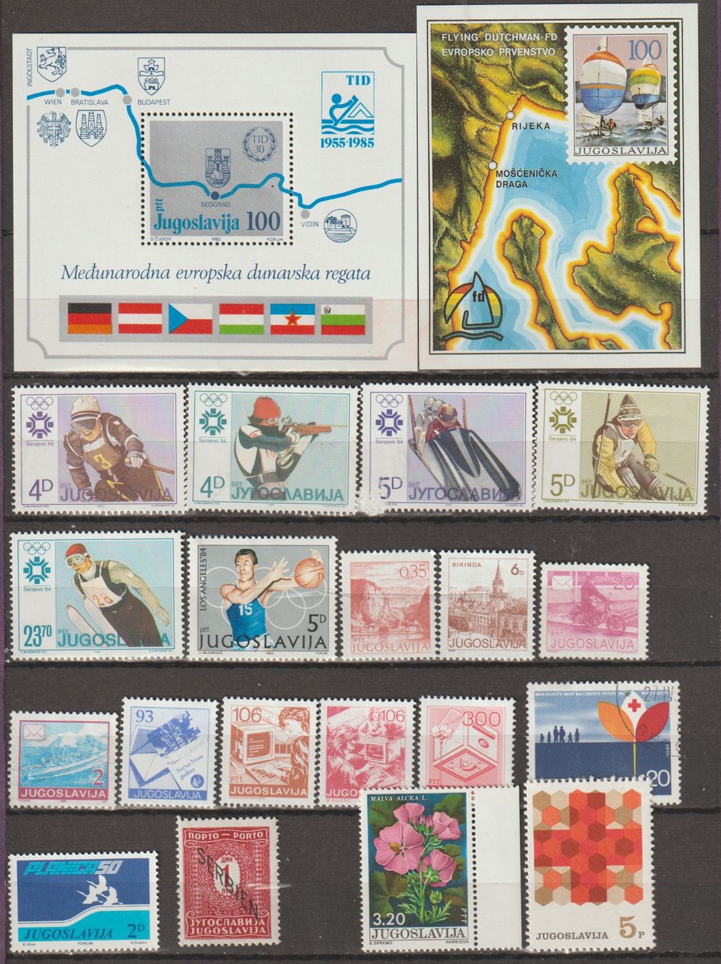 Alle Briefmarken: Yougoslavie 1985 Lot diverses – Neu und originalverpackt aus Crans-Montana von kira56