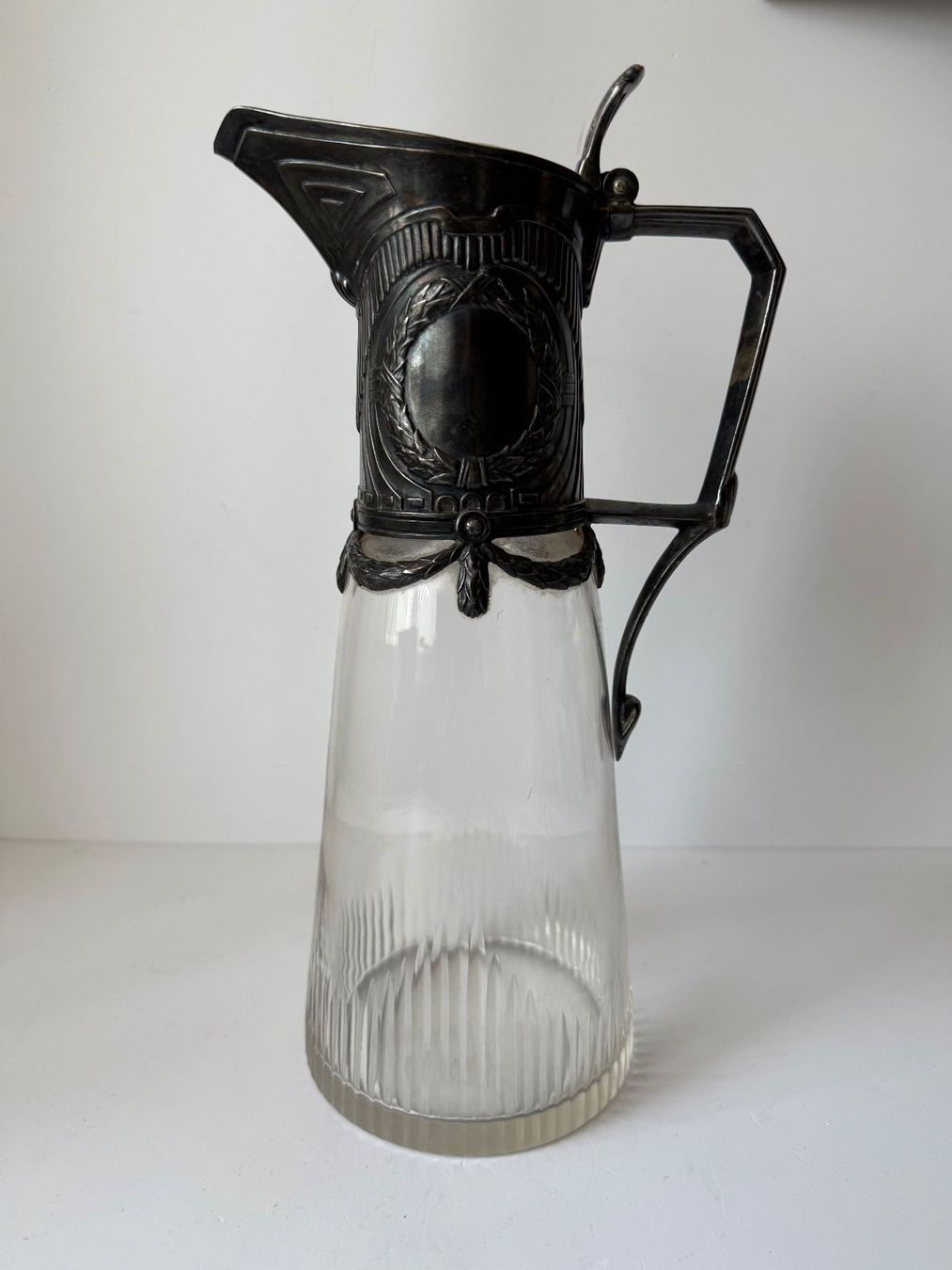 Caraffe: Antike Jugendstil Glaskaraffe – Usato da Zwingen venduto da moje1