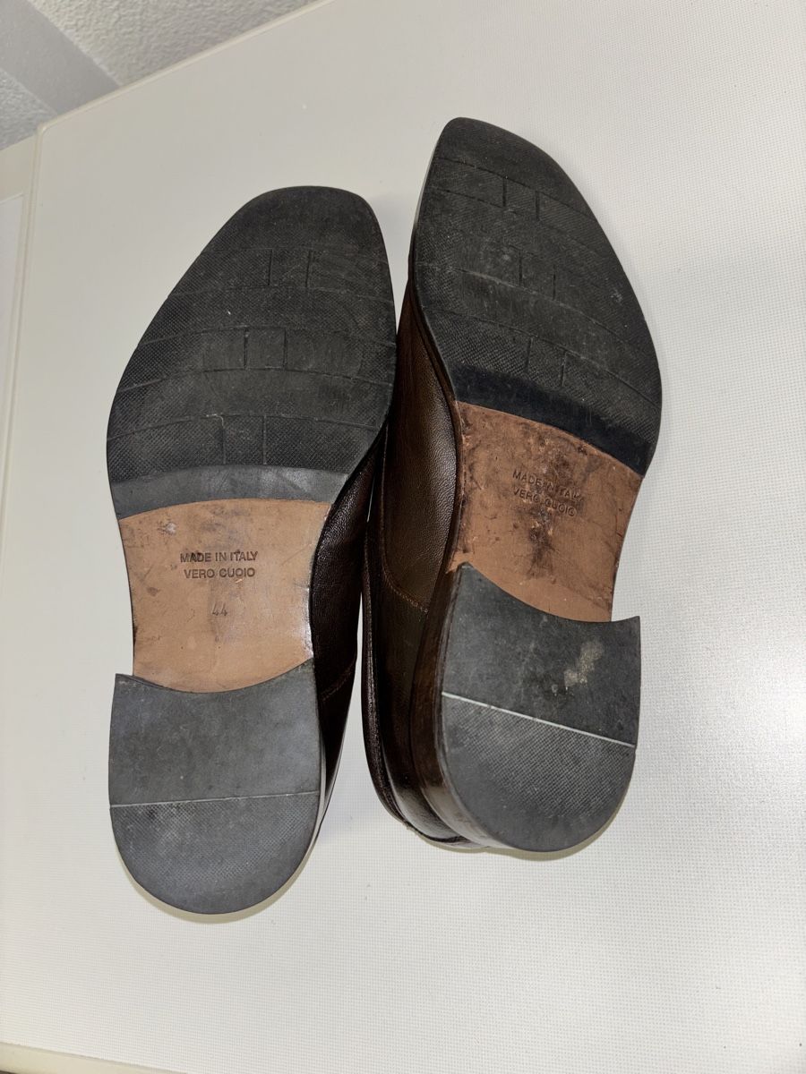 Scarpe da uomo: Chaussures italiennes brunes - Taille 44 – Usato da La Russille venduto da Festler 3