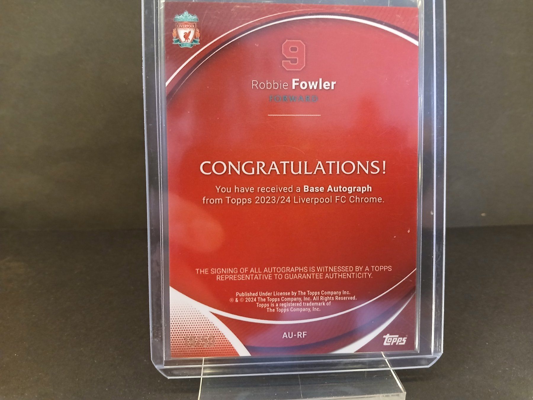 Topps Sammelbilder & Trading cards: Topps Chrome Robbie Fowler Auto / 50 – Neu (gemäss Beschreibung) aus Schaffhausen von Hariyama 1