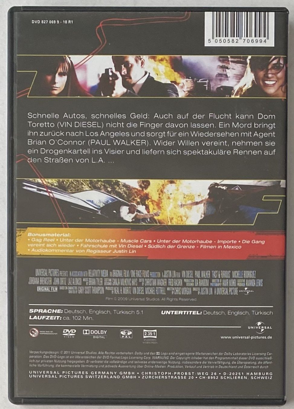 Tutti i DVDs: Fast & Furious, Neues Modell. Originalteile – Usato da Flums venduto da Asquillo 1