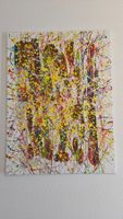 Tableau abstrait moderne, peinture acrylique unique!
