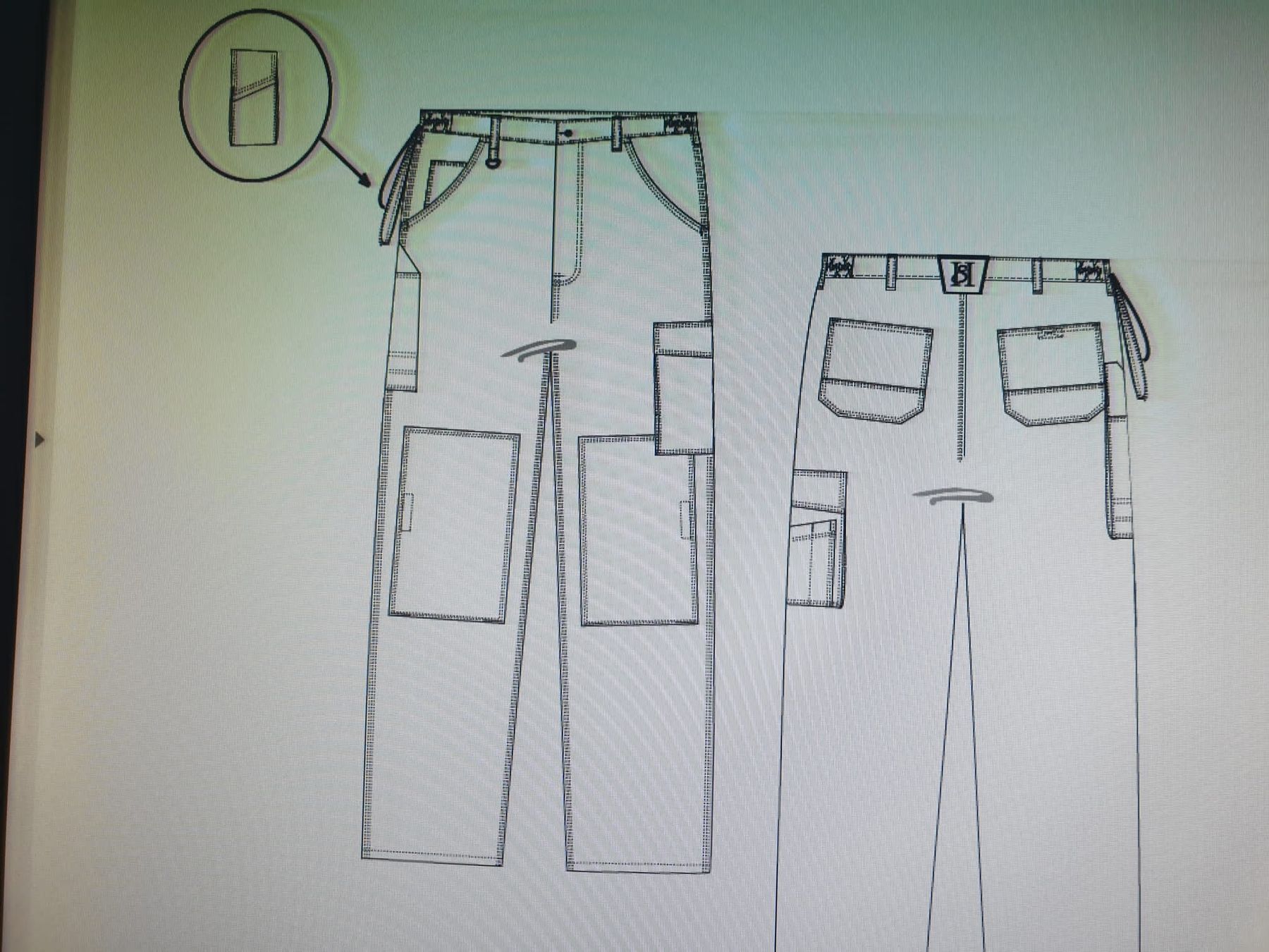 Pantaloni: Arbeitshose Gr 42 SCHWARZ (NEU) – Nuovo e nell'imballaggio originale da Bischofszell venduto da badza72