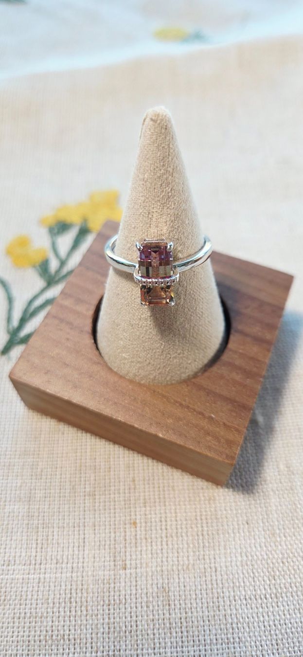Anelli: NEW - S925 Ametrine Ring (Adjustable) – Nuovo (secondo la descrizione) da Zürich venduto da cin_wcf6 3
