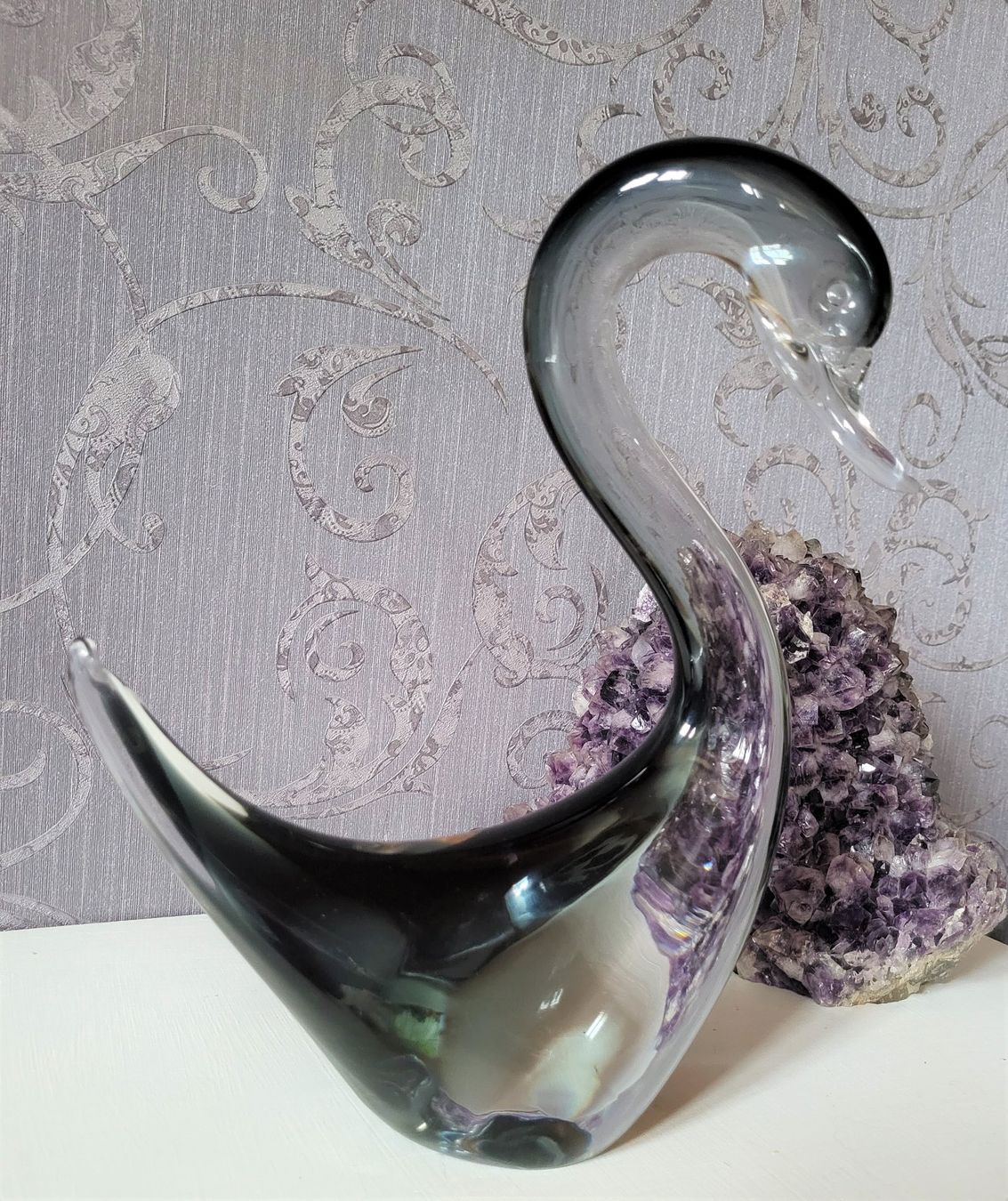 Murano Gläser: Murano Schwan – Gebraucht aus Schafhausen im Emmental von Herzrose