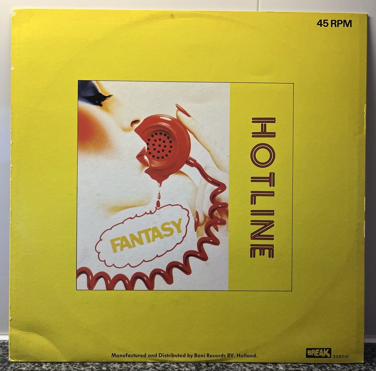 Dischi in vinile: HOTLINE / FANTASY - BOBBY ORLANDO (1982) – Usato da Sarnen venduto da m-basic 1
